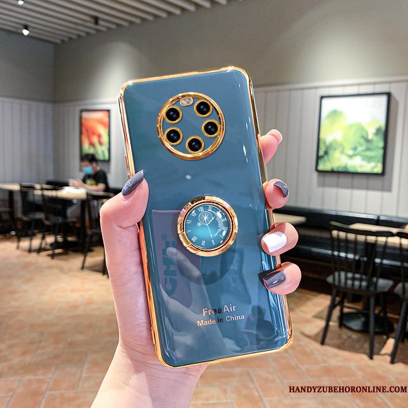 Hoesje Huawei Mate 40 Pro+ Siliconen Purper Nieuw, Hoes Huawei Mate 40 Pro+ Spotprent Telefoon Ring