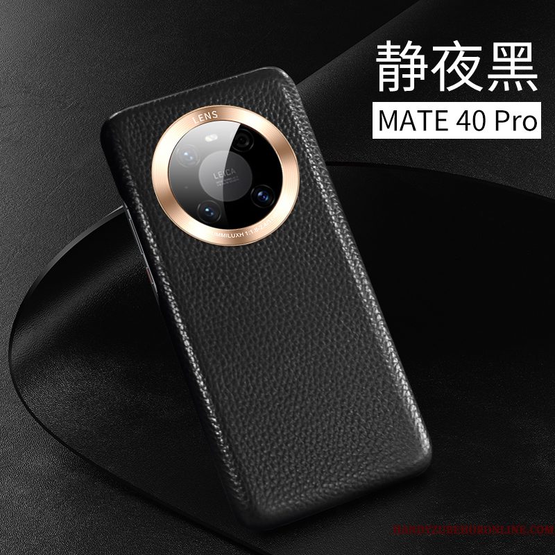 Hoesje Huawei Mate 40 Pro Zakken Anti-fall Nieuw, Hoes Huawei Mate 40 Pro Bescherming Rood Koe
