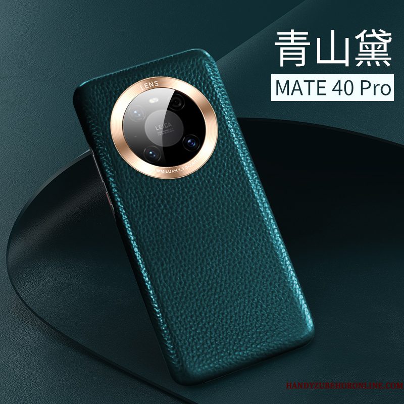 Hoesje Huawei Mate 40 Pro Zakken Anti-fall Nieuw, Hoes Huawei Mate 40 Pro Bescherming Rood Koe