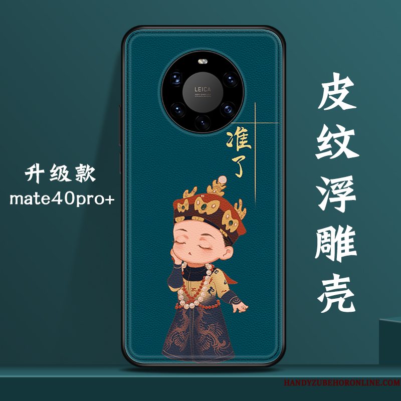 Hoesje Huawei Mate 40 Pro+ Zakken Groen Wind, Hoes Huawei Mate 40 Pro+ Scheppend Chinese Stijl Nieuw