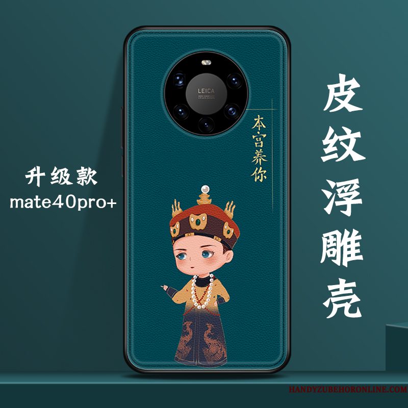 Hoesje Huawei Mate 40 Pro+ Zakken Groen Wind, Hoes Huawei Mate 40 Pro+ Scheppend Chinese Stijl Nieuw