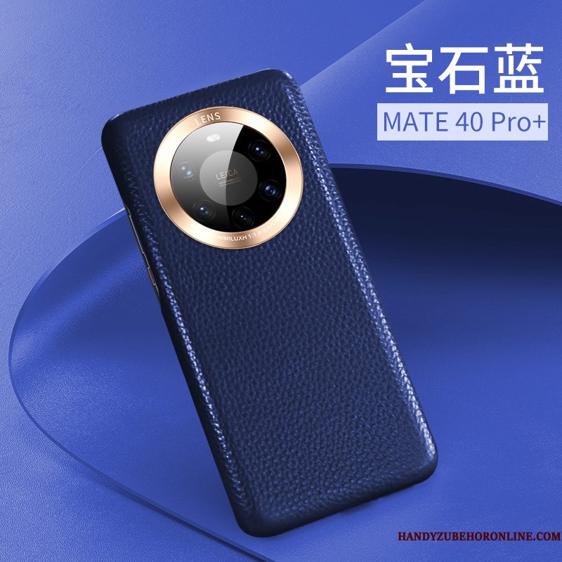 Hoesje Huawei Mate 40 Pro+ Zakken Koe Nieuw, Hoes Huawei Mate 40 Pro+ Leer Telefoon Anti-fall