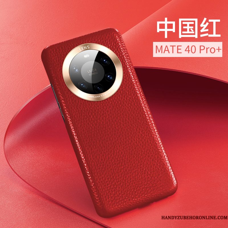 Hoesje Huawei Mate 40 Pro+ Zakken Koe Nieuw, Hoes Huawei Mate 40 Pro+ Leer Telefoon Anti-fall