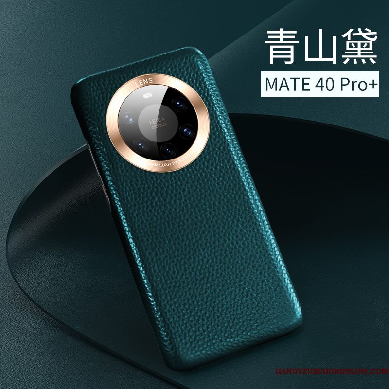 Hoesje Huawei Mate 40 Pro+ Zakken Koe Nieuw, Hoes Huawei Mate 40 Pro+ Leer Telefoon Anti-fall