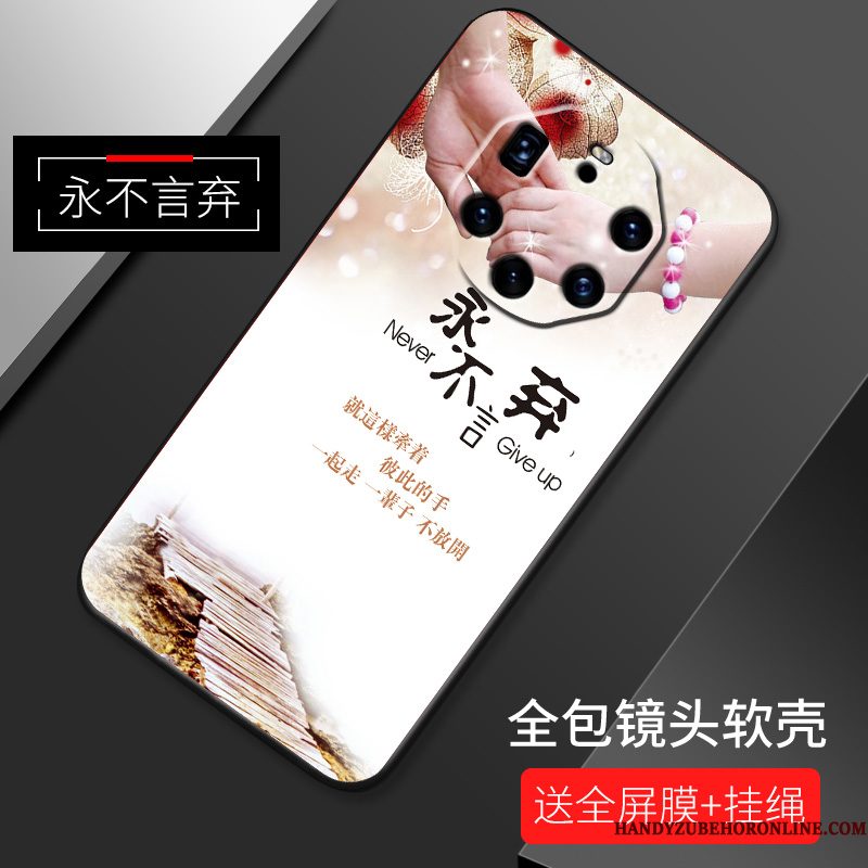 Hoesje Huawei Mate 40 Rs Siliconen Blauw Anti-fall, Hoes Huawei Mate 40 Rs Scheppend Dun Eenvoudige