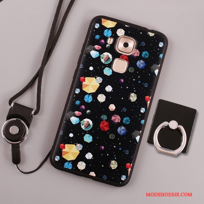 Hoesje Huawei Mate 8 Zacht Telefoon Ring, Hoes Huawei Mate 8 Geschilderd Roze