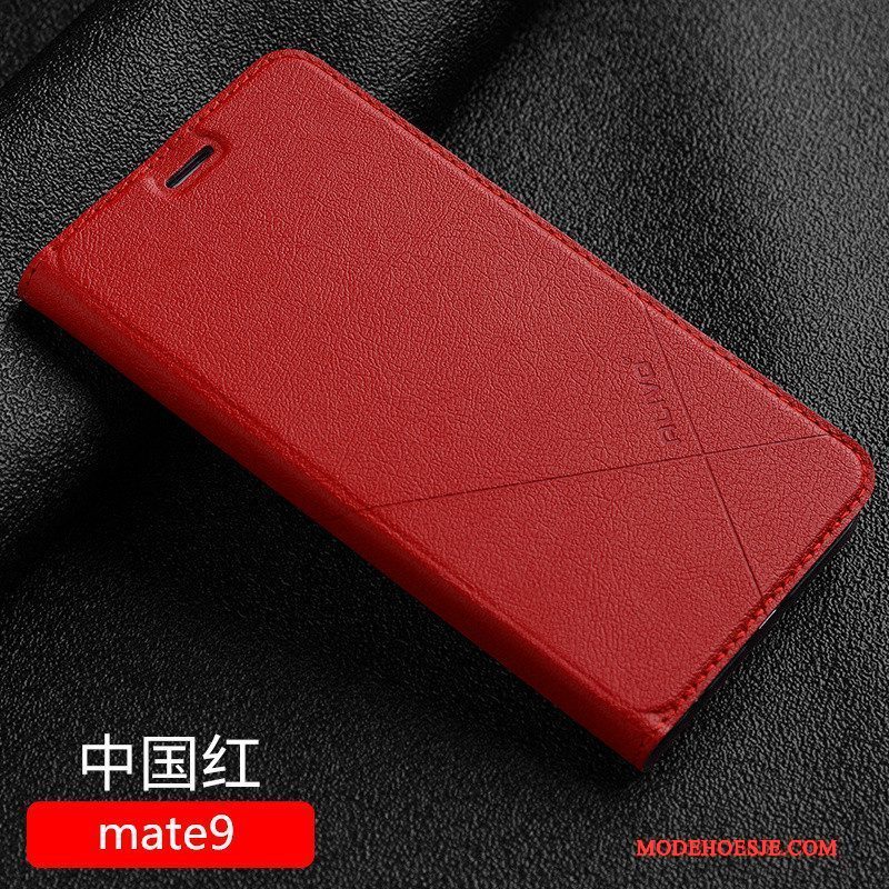 Hoesje Huawei Mate 9 Bescherming Anti-fall Zwart, Hoes Huawei Mate 9 Zakken Telefoon