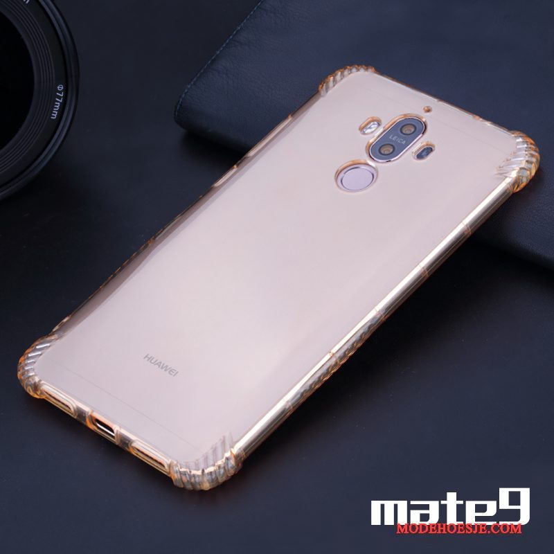 Hoesje Huawei Mate 9 Bescherming Doorzichtig Purper, Hoes Huawei Mate 9 Zakken Gasbagtelefoon