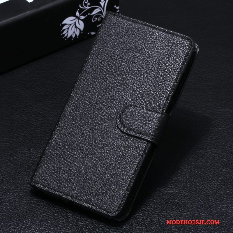 Hoesje Huawei Mate 9 Folio Anti-fall Blauw, Hoes Huawei Mate 9 Leer Telefoon