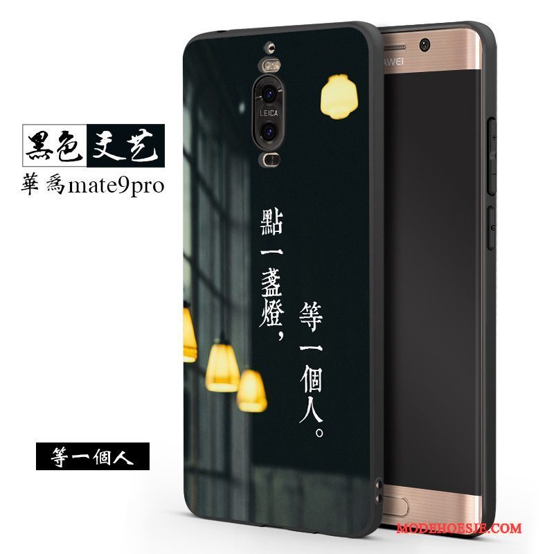 Hoesje Huawei Mate 9 Pro Bescherming Persoonlijk Anti-fall, Hoes Huawei Mate 9 Pro Zacht Trend Schrobben
