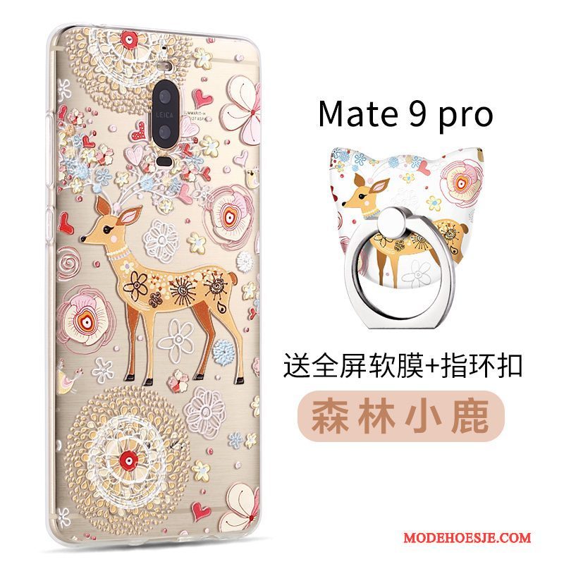 Hoesje Huawei Mate 9 Pro Bescherming Schrobben Anti-fall, Hoes Huawei Mate 9 Pro Spotprent Telefoon Trend