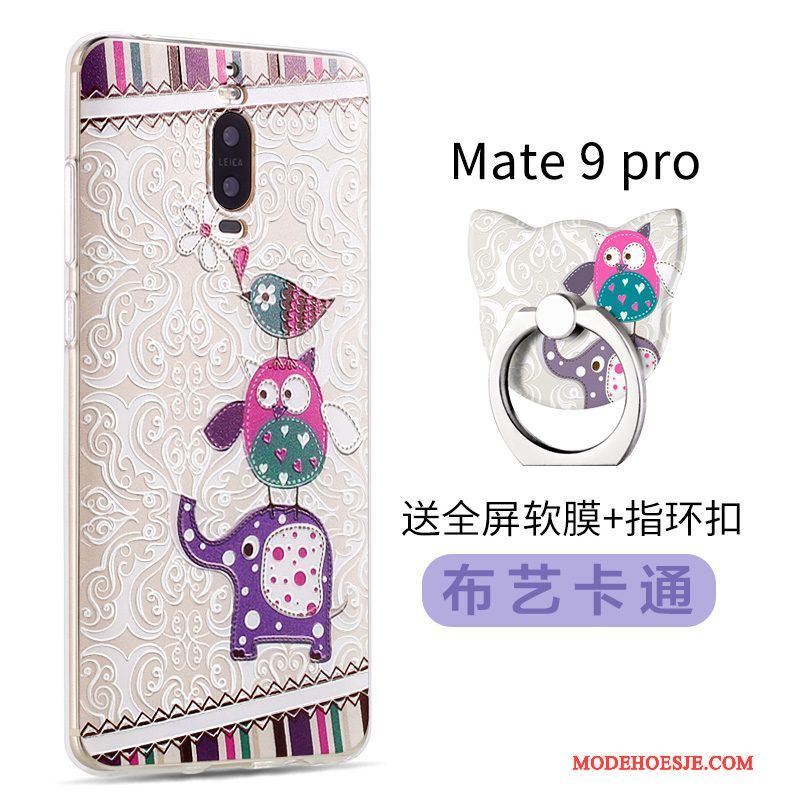 Hoesje Huawei Mate 9 Pro Bescherming Schrobben Anti-fall, Hoes Huawei Mate 9 Pro Spotprent Telefoon Trend