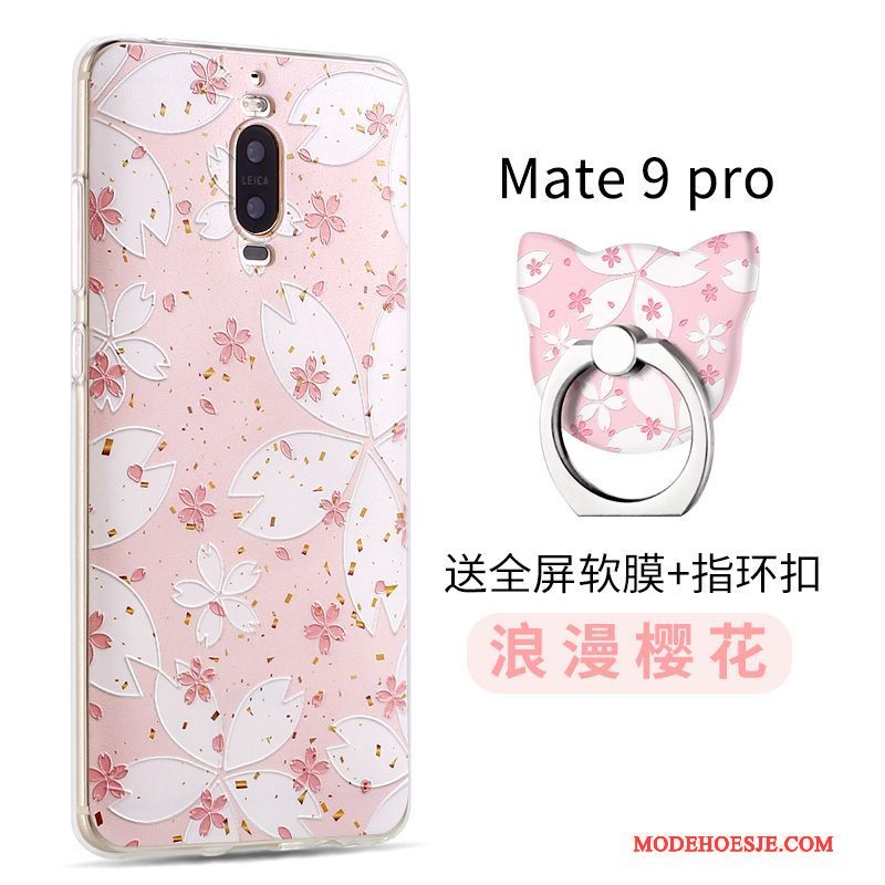 Hoesje Huawei Mate 9 Pro Bescherming Schrobben Anti-fall, Hoes Huawei Mate 9 Pro Spotprent Telefoon Trend