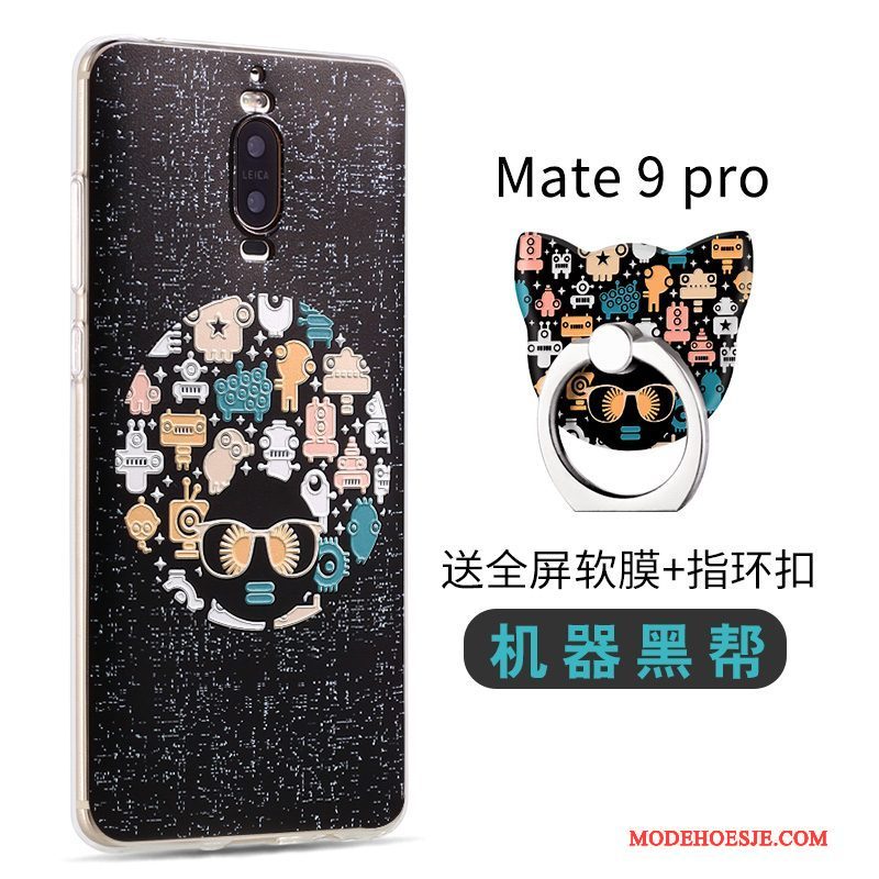 Hoesje Huawei Mate 9 Pro Bescherming Schrobben Anti-fall, Hoes Huawei Mate 9 Pro Spotprent Telefoon Trend