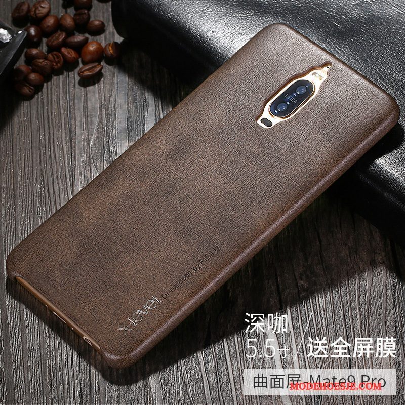 Hoesje Huawei Mate 9 Pro Leer Duntelefoon, Hoes Huawei Mate 9 Pro Anti-fall