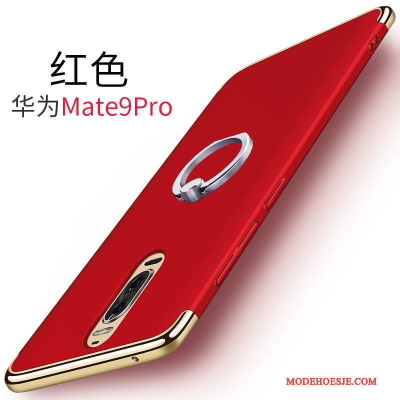 Hoesje Huawei Mate 9 Pro Metaal Telefoon Hard, Hoes Huawei Mate 9 Pro Rood