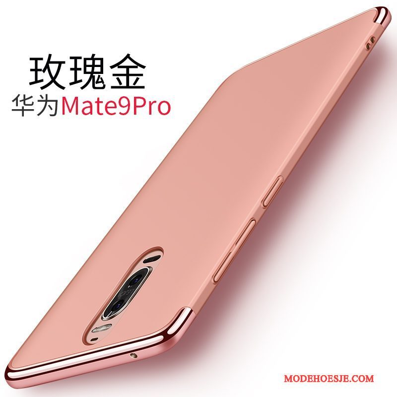 Hoesje Huawei Mate 9 Pro Metaal Telefoon Hard, Hoes Huawei Mate 9 Pro Rood