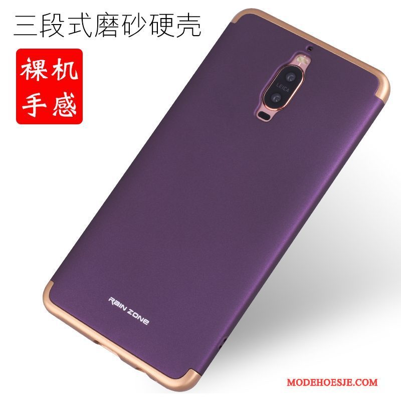 Hoesje Huawei Mate 9 Pro Metaal Telefoon Omlijsting, Hoes Huawei Mate 9 Pro Bescherming Nieuw Roze