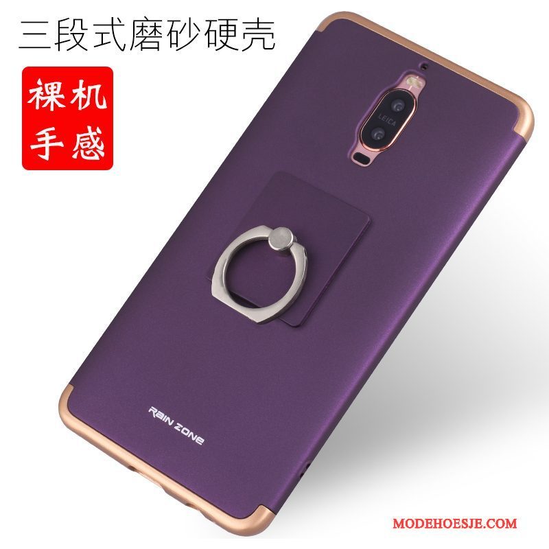 Hoesje Huawei Mate 9 Pro Metaal Telefoon Omlijsting, Hoes Huawei Mate 9 Pro Bescherming Nieuw Roze