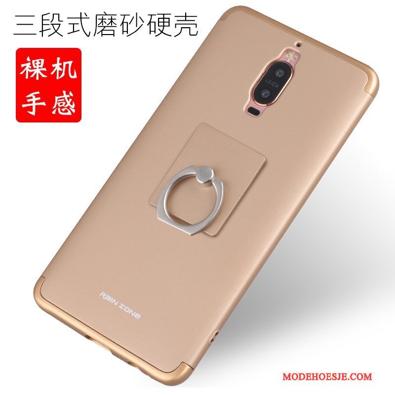 Hoesje Huawei Mate 9 Pro Metaal Telefoon Omlijsting, Hoes Huawei Mate 9 Pro Bescherming Nieuw Roze