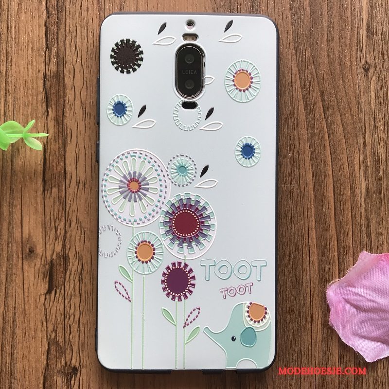 Hoesje Huawei Mate 9 Pro Zakken Dun Hanger, Hoes Huawei Mate 9 Pro Reliëf Telefoon Anti-fall