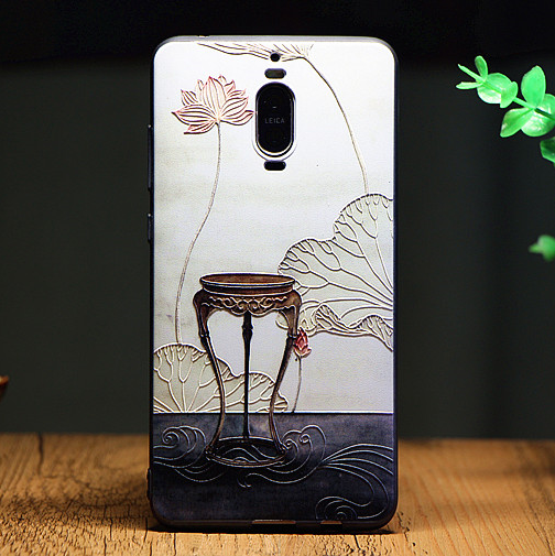 Hoesje Huawei Mate 9 Pro Zakken Dun Hanger, Hoes Huawei Mate 9 Pro Reliëf Telefoon Anti-fall