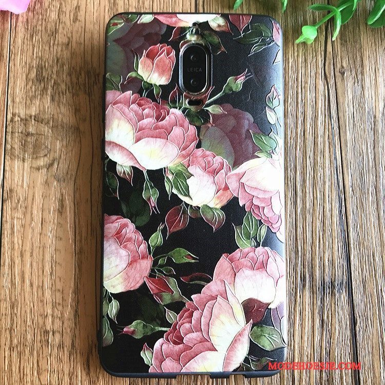 Hoesje Huawei Mate 9 Pro Zakken Dun Hanger, Hoes Huawei Mate 9 Pro Reliëf Telefoon Anti-fall