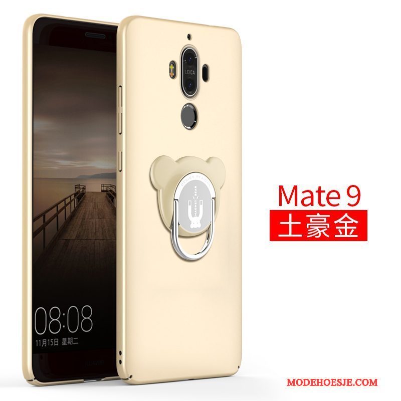 Hoesje Huawei Mate 9 Scheppend Magnetisch Rood, Hoes Huawei Mate 9 Persoonlijktelefoon