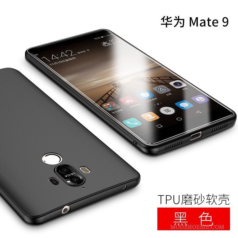 Hoesje Huawei Mate 9 Zacht Telefoon Dun, Hoes Huawei Mate 9 Bescherming Wit Schrobben