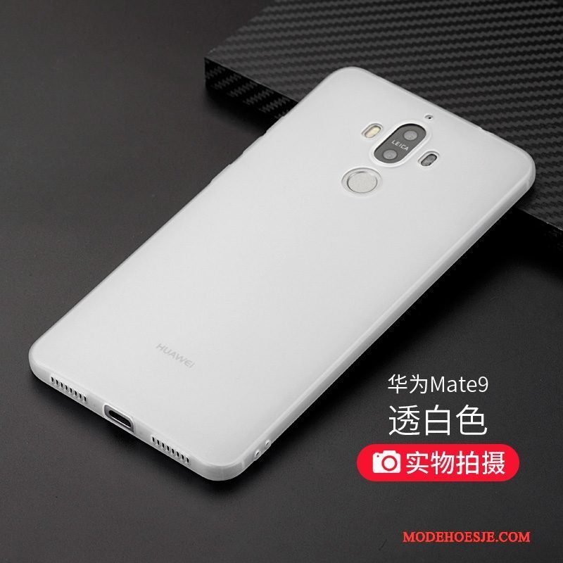 Hoesje Huawei Mate 9 Zakken Eenvoudigetelefoon, Hoes Huawei Mate 9 Siliconen Zwart Trend