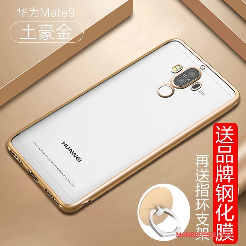Hoesje Huawei Mate 9 Zakken Persoonlijk Doorzichtig, Hoes Huawei Mate 9 Scheppend Trend Zilver