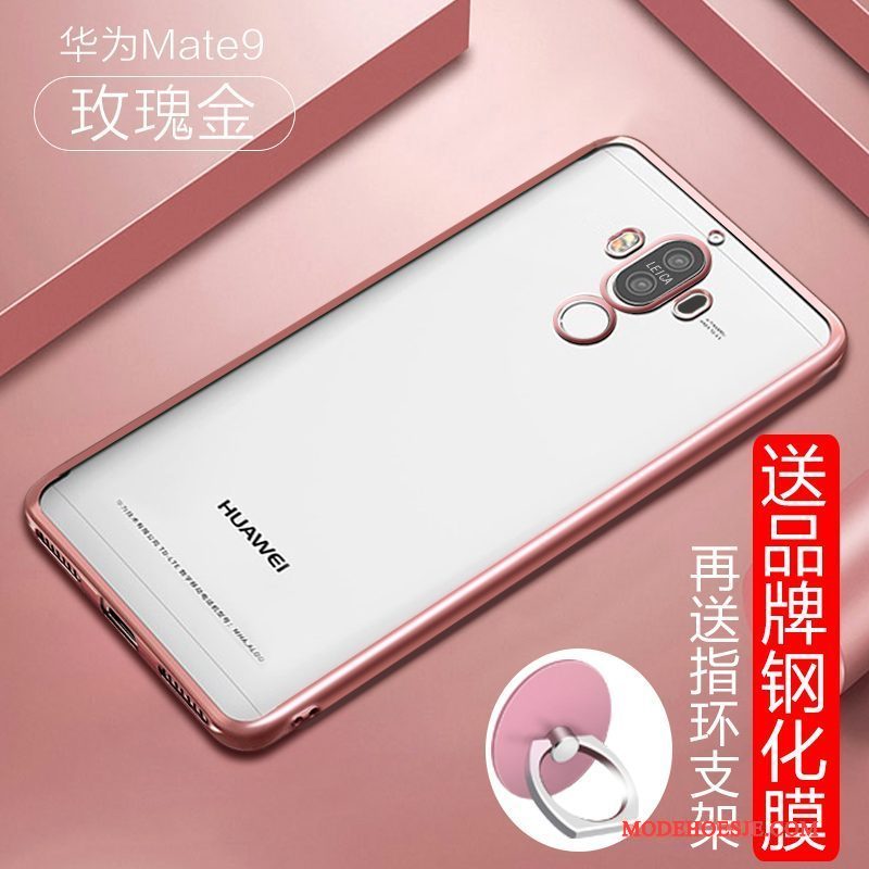 Hoesje Huawei Mate 9 Zakken Persoonlijk Doorzichtig, Hoes Huawei Mate 9 Scheppend Trend Zilver