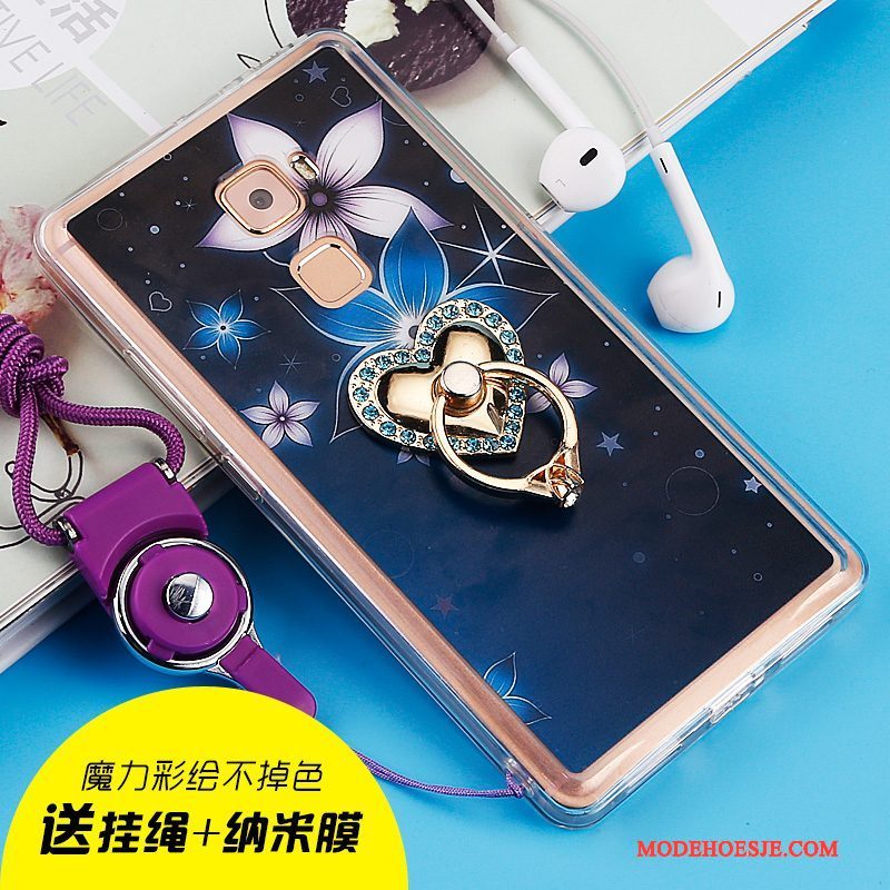 Hoesje Huawei Mate S Bescherming Rozetelefoon, Hoes Huawei Mate S Strass Anti-fall
