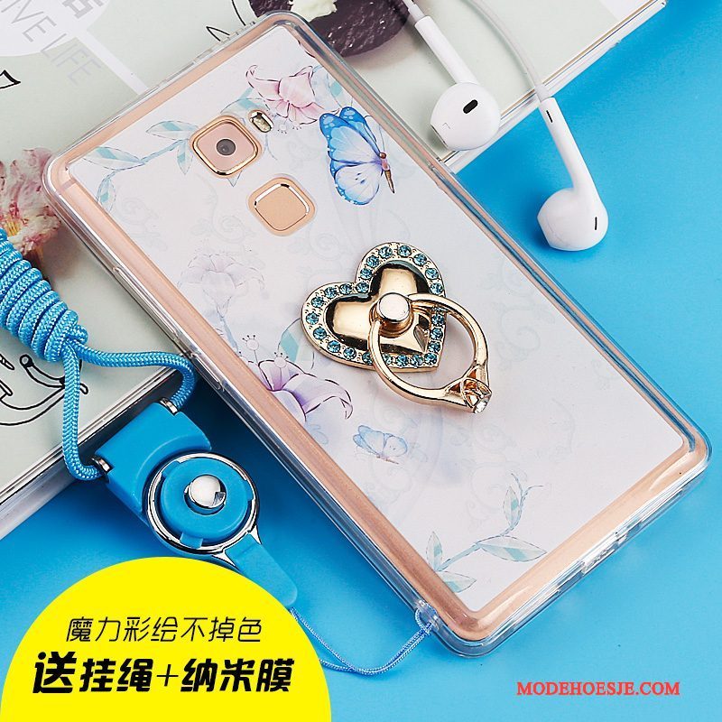 Hoesje Huawei Mate S Bescherming Rozetelefoon, Hoes Huawei Mate S Strass Anti-fall