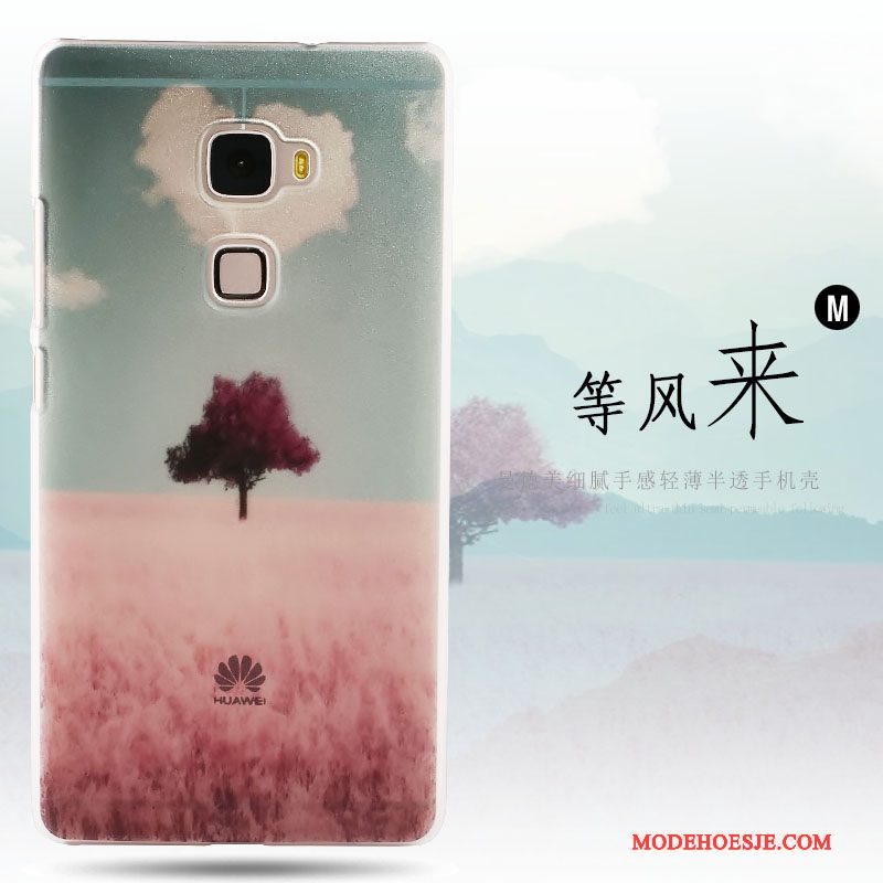 Hoesje Huawei Mate S Kleur Schrobbentelefoon, Hoes Huawei Mate S Bescherming Hard