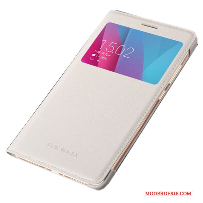 Hoesje Huawei Mate S Leer Grijstelefoon, Hoes Huawei Mate S Folio