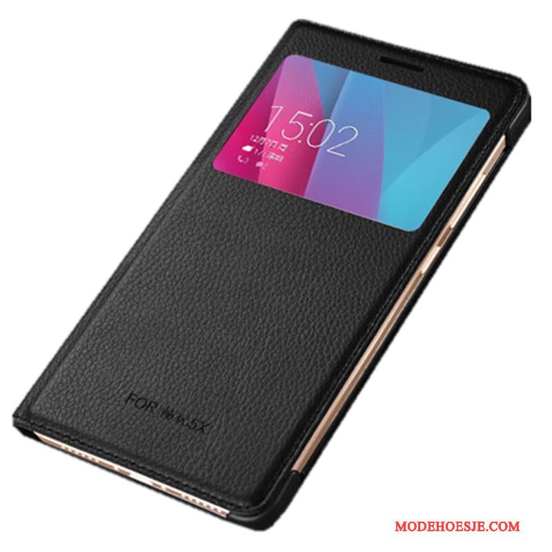 Hoesje Huawei Mate S Leer Grijstelefoon, Hoes Huawei Mate S Folio