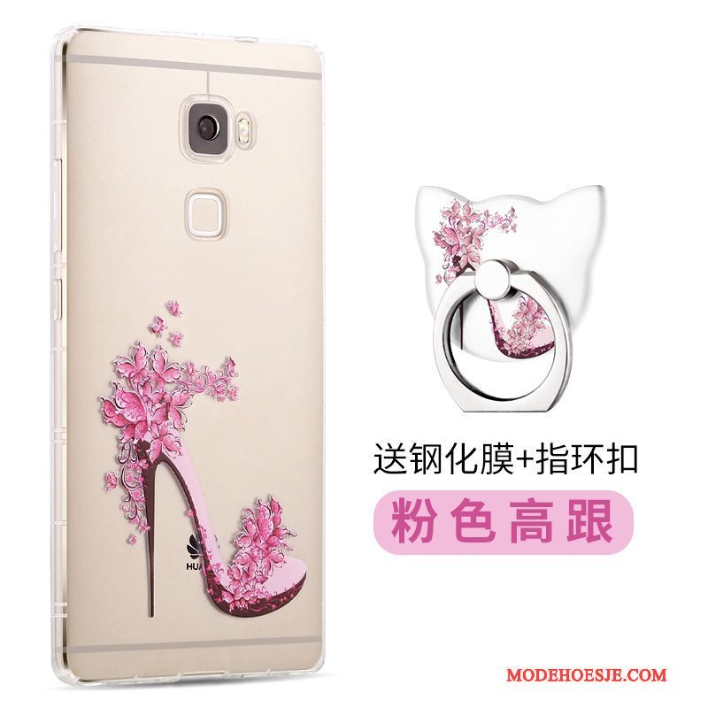 Hoesje Huawei Mate S Siliconen Anti-fall Trend, Hoes Huawei Mate S Zacht Telefoon Roze