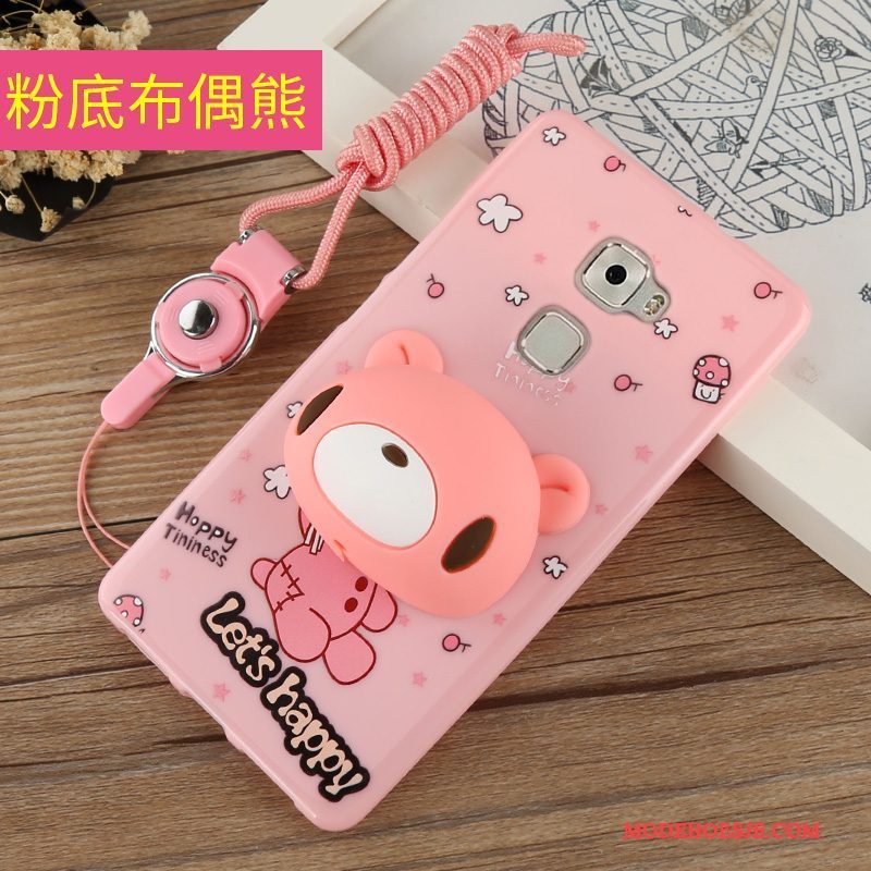 Hoesje Huawei Mate S Spotprent Telefoon Hanger, Hoes Huawei Mate S Zakken Zwart