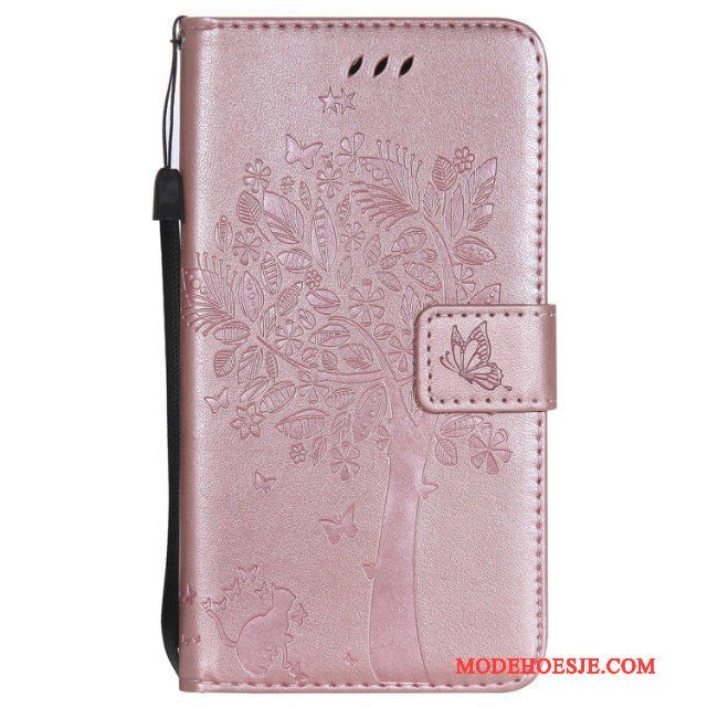 Hoesje Huawei Mate S Zakken Anti-fall Roze, Hoes Huawei Mate S Folio