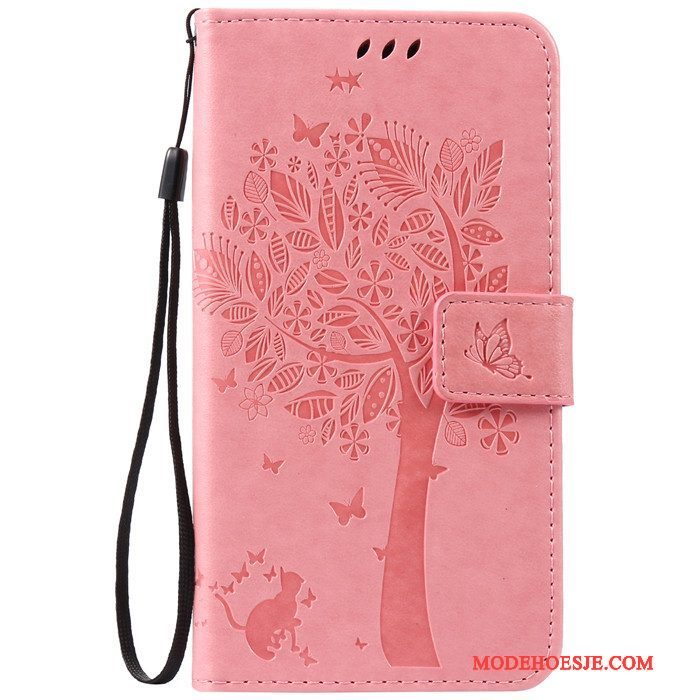 Hoesje Huawei Mate S Zakken Anti-fall Roze, Hoes Huawei Mate S Folio