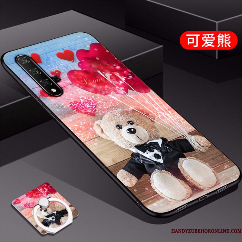 Hoesje Huawei Nova 5t Bescherming Roodtelefoon, Hoes Huawei Nova 5t Siliconen Trendy Merk Nieuw