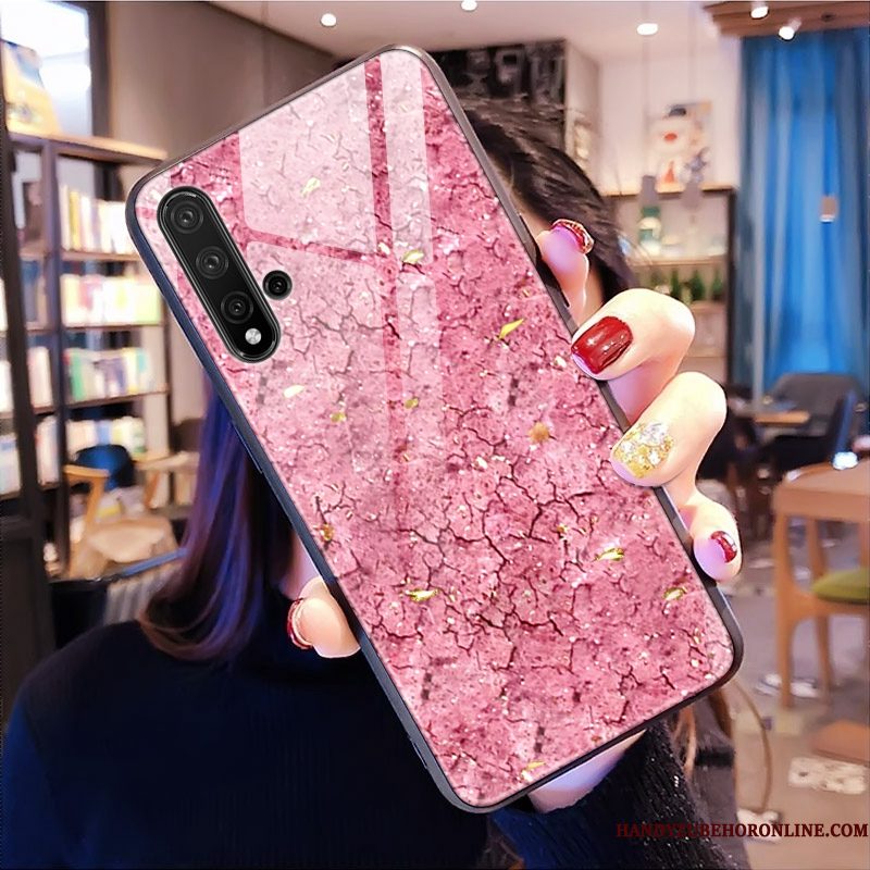 Hoesje Huawei Nova 5t Bescherming Trendy Merktelefoon, Hoes Huawei Nova 5t Pas Glas