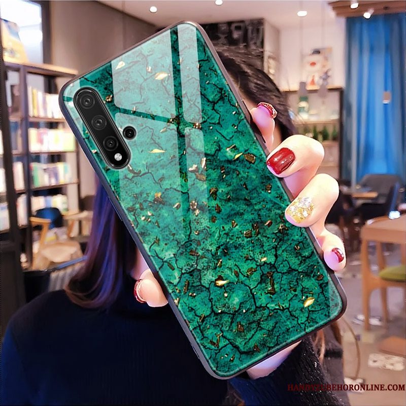 Hoesje Huawei Nova 5t Bescherming Trendy Merktelefoon, Hoes Huawei Nova 5t Pas Glas