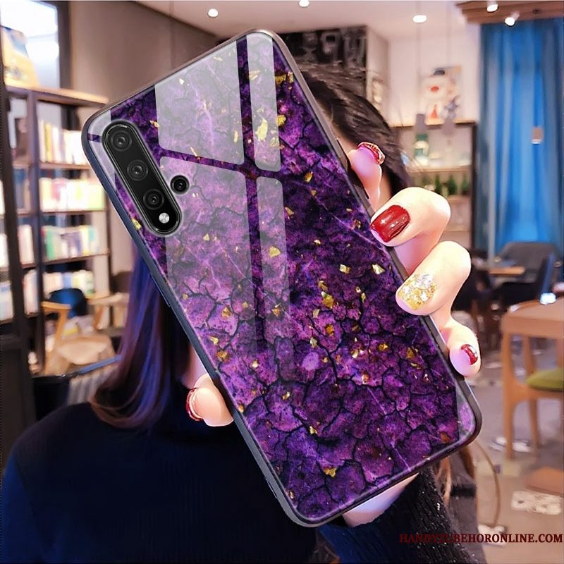 Hoesje Huawei Nova 5t Bescherming Trendy Merktelefoon, Hoes Huawei Nova 5t Pas Glas