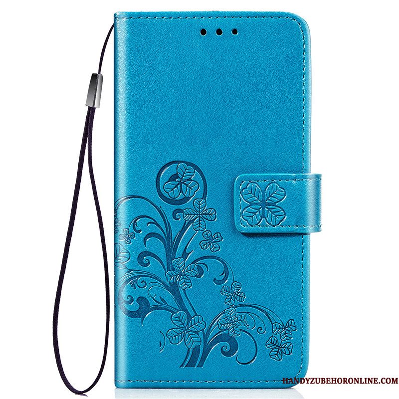 Hoesje Huawei Nova 5t Folio Telefoon Anti-fall, Hoes Huawei Nova 5t Leer Purper