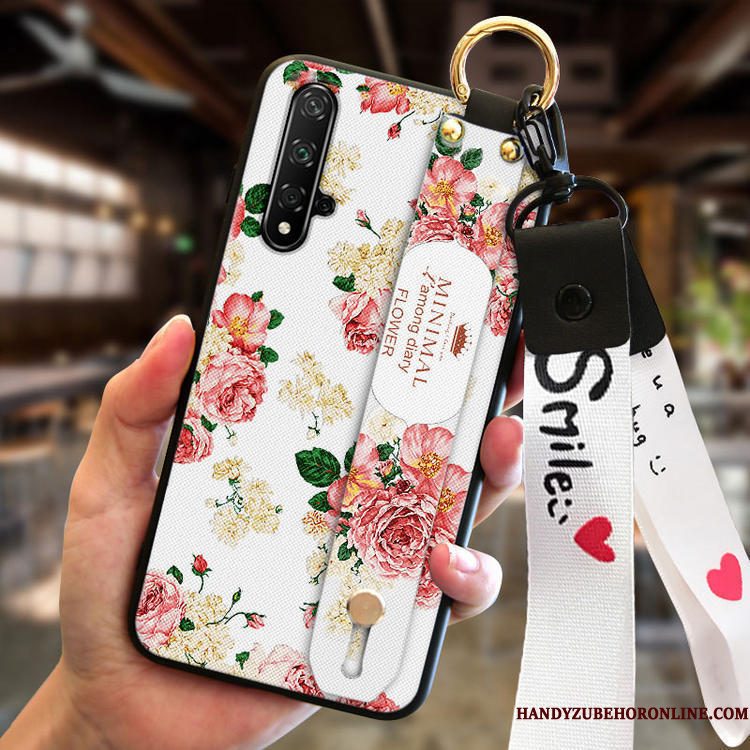 Hoesje Huawei Nova 5t Mode Nieuwtelefoon, Hoes Huawei Nova 5t Siliconen Roze Anti-fall