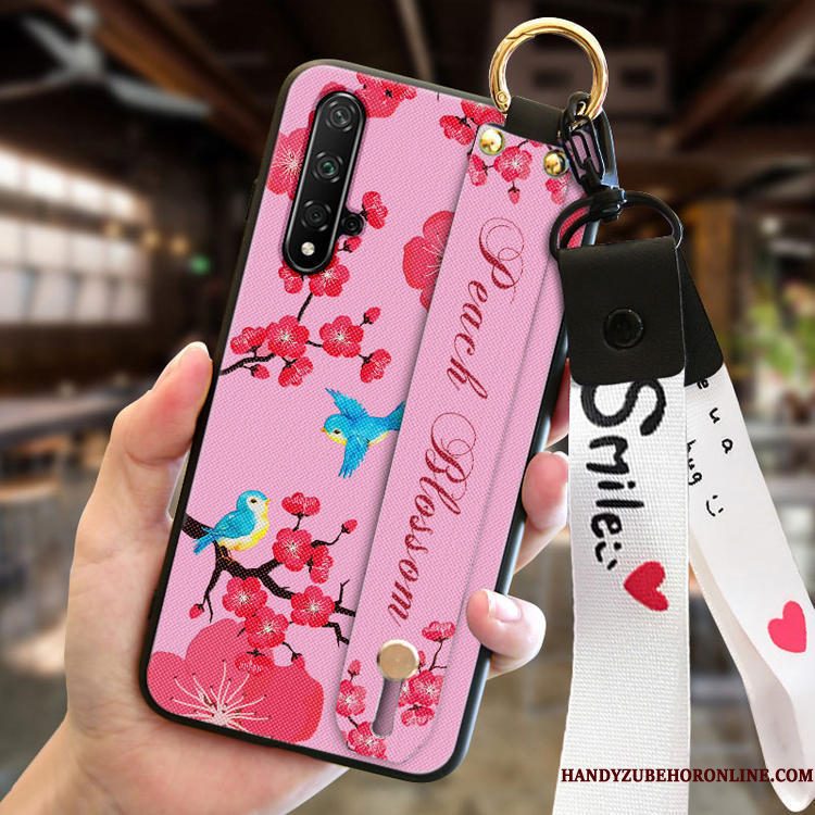 Hoesje Huawei Nova 5t Mode Nieuwtelefoon, Hoes Huawei Nova 5t Siliconen Roze Anti-fall