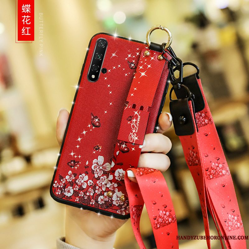 Hoesje Huawei Nova 5t Siliconen Telefoon Blauw, Hoes Huawei Nova 5t Bescherming Schrobben Anti-fall