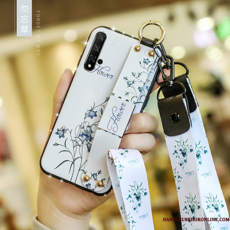 Hoesje Huawei Nova 5t Siliconen Telefoon Blauw, Hoes Huawei Nova 5t Bescherming Schrobben Anti-fall